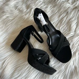 Black Block Heels